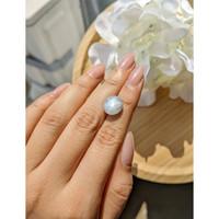 9.29 Ct. Bluish Grey Star Sapphire from Ceylon (Sri Lanka) Life Style