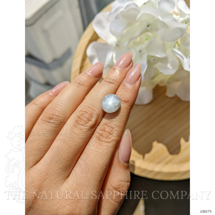 9.29 Ct. Bluish Grey Star Sapphire from Ceylon (Sri Lanka)