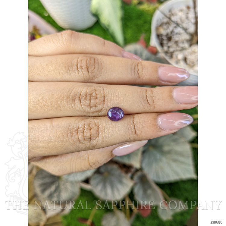 1.72 Ct. Purple Star Sapphire from Ceylon (Sri Lanka)