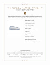 4.30 Ct. Blue Sapphire Crystal from Ceylon (Sri Lanka) Scan Report