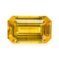 1.62 Ct. Orangish Yellow Sapphire from Ceylon (Sri Lanka) Video