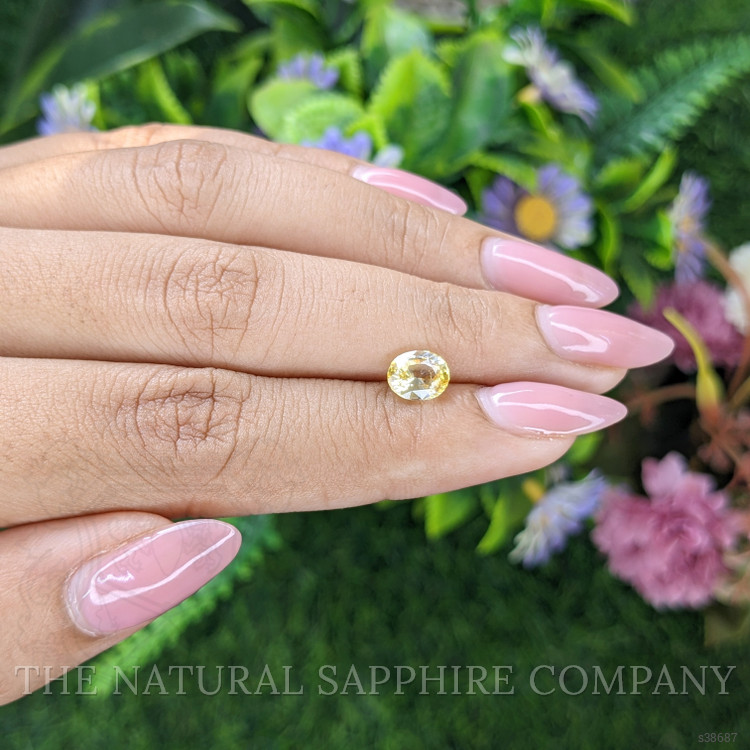 1.55 Ct. Yellow Sapphire from Ceylon (Sri Lanka)