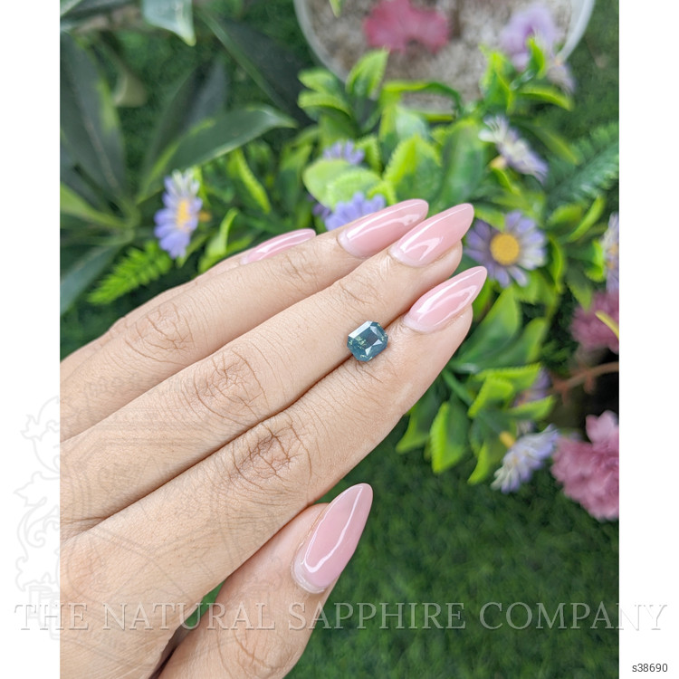 1.60 Ct. Bluish Green Sapphire from Madagascar