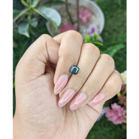 1.50 Ct. Greenish Blue Sapphire from Madagascar Life Style