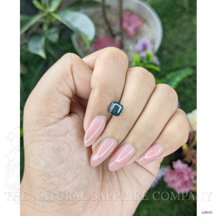 1.50 Ct. Greenish Blue Sapphire from Madagascar