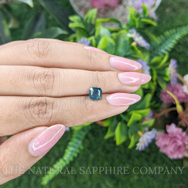 1.50 Ct. Greenish Blue Sapphire from Madagascar