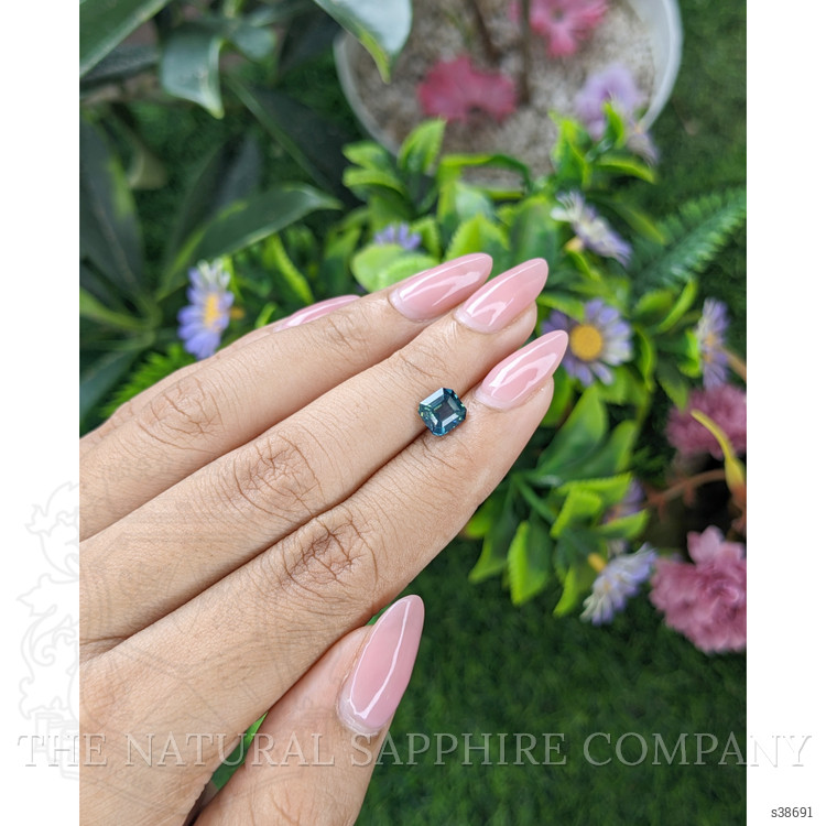 1.50 Ct. Greenish Blue Sapphire from Madagascar