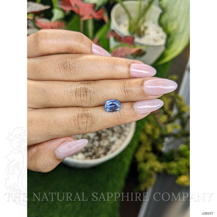 3.05 Ct. Blue Sapphire from Ceylon (Sri Lanka)