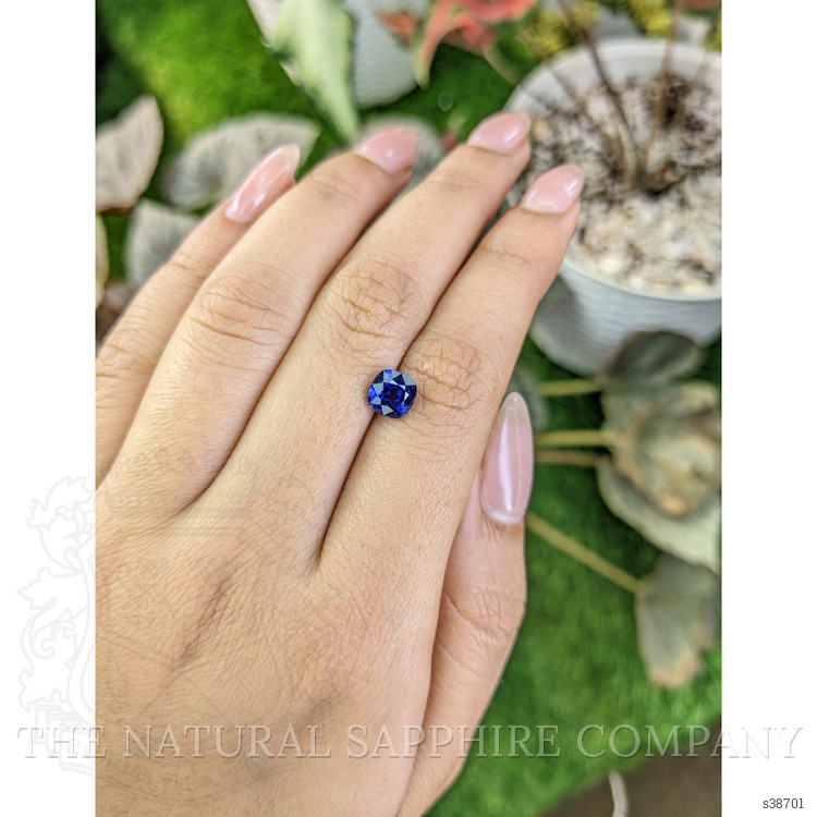 1.65 Ct. Blue Sapphire from Ceylon (Sri Lanka)