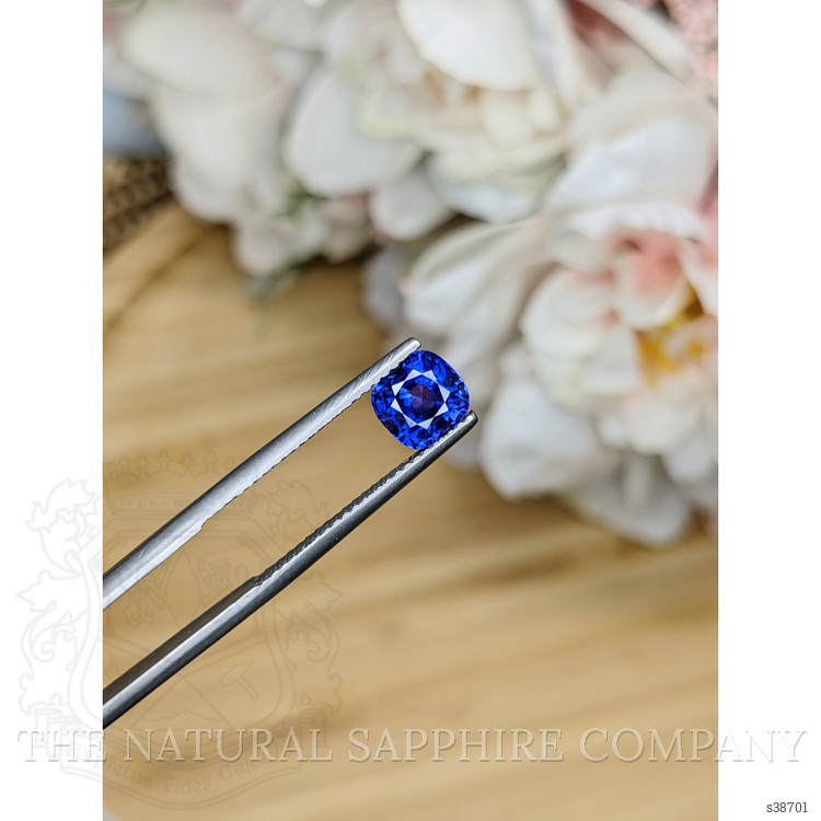 1.65 Ct. Blue Sapphire from Ceylon (Sri Lanka)