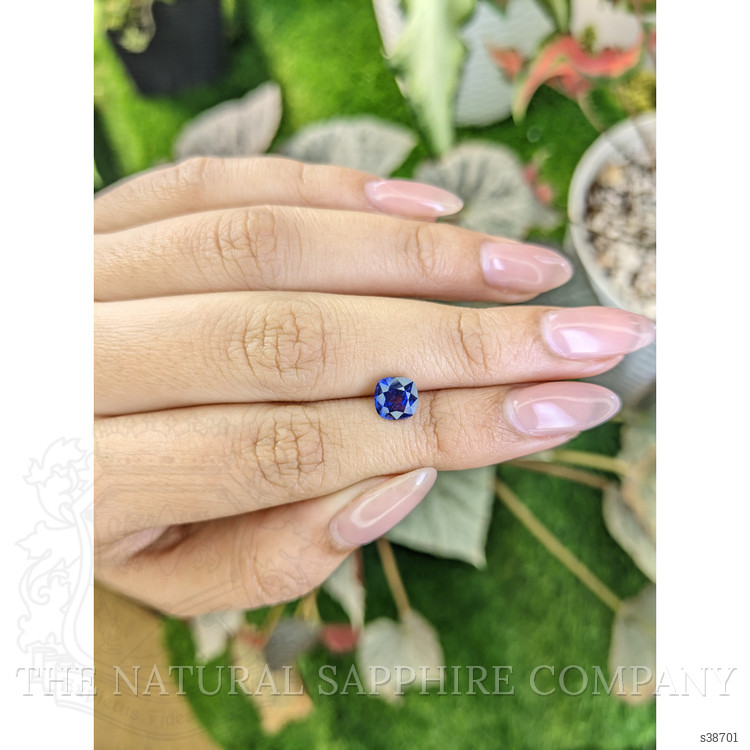 1.65 Ct. Blue Sapphire from Ceylon (Sri Lanka)