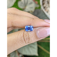 3.03 Ct. Blue Sapphire from Ceylon (Sri Lanka) Life Style