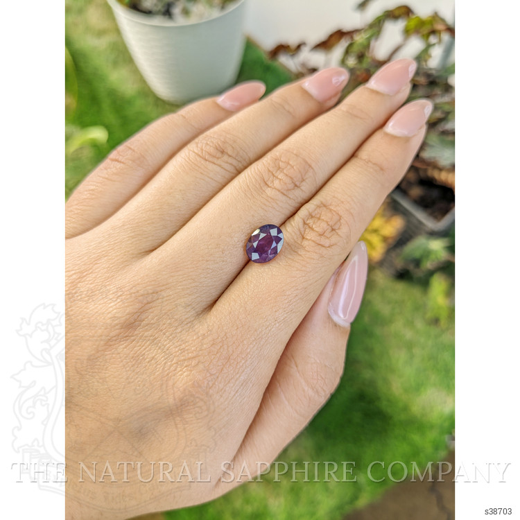 3.29 Ct. Purple Sapphire from Madagascar