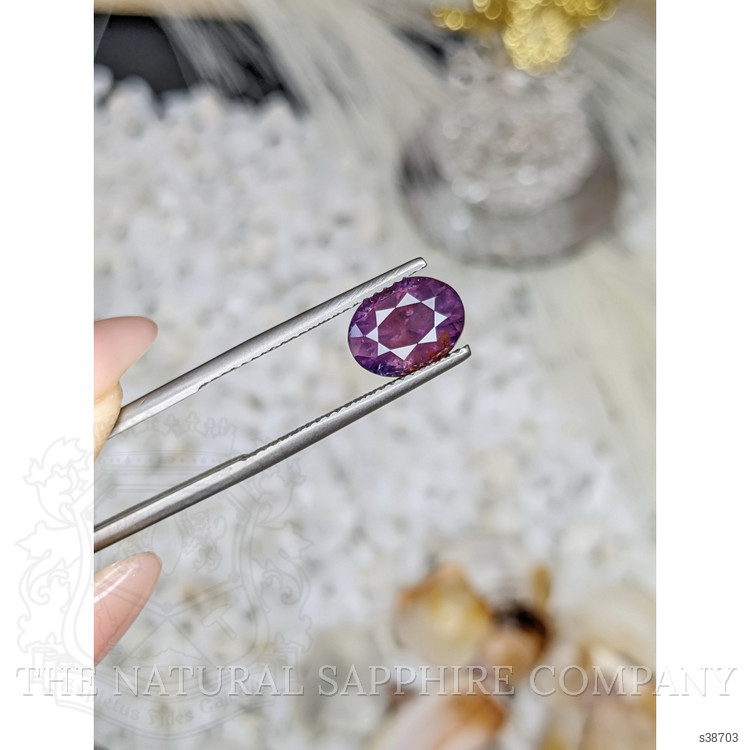 3.29 Ct. Purple Sapphire from Madagascar