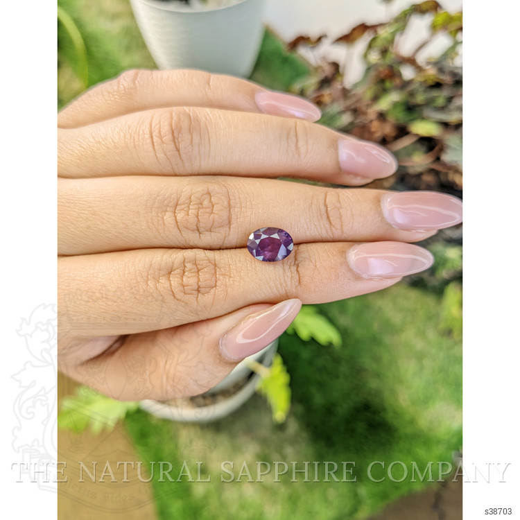 3.29 Ct. Purple Sapphire from Madagascar