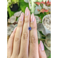1.04 Ct. Violet Sapphire from Ceylon (Sri Lanka) Life Style