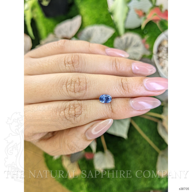1.07 Ct. Blue Sapphire from Ceylon (Sri Lanka)