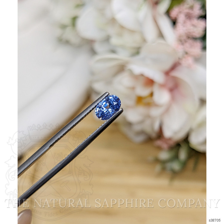 1.07 Ct. Blue Sapphire from Ceylon (Sri Lanka)
