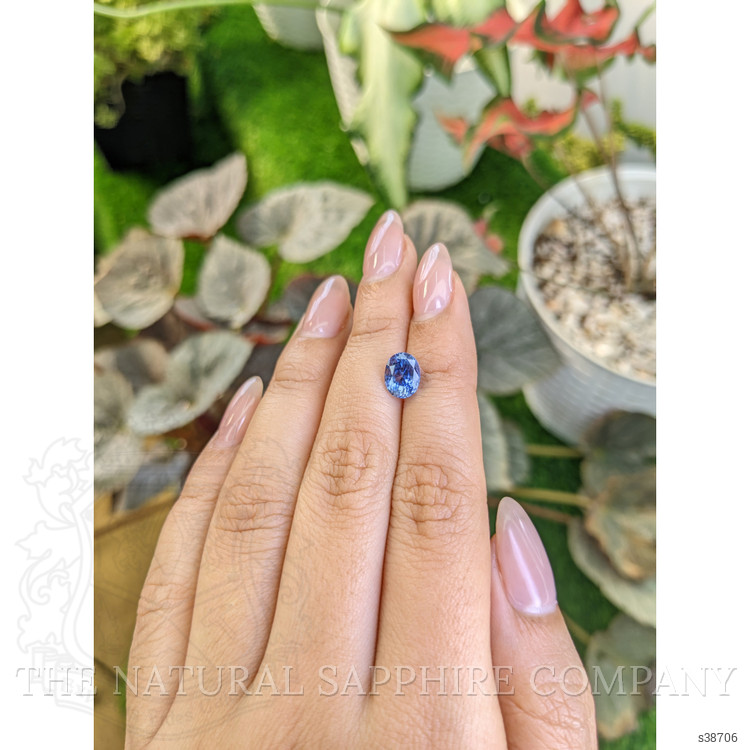 2.51 Ct. Blue Sapphire from Ceylon (Sri Lanka)