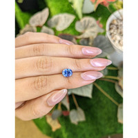 2.51 Ct. Blue Sapphire from Ceylon (Sri Lanka) Life Style