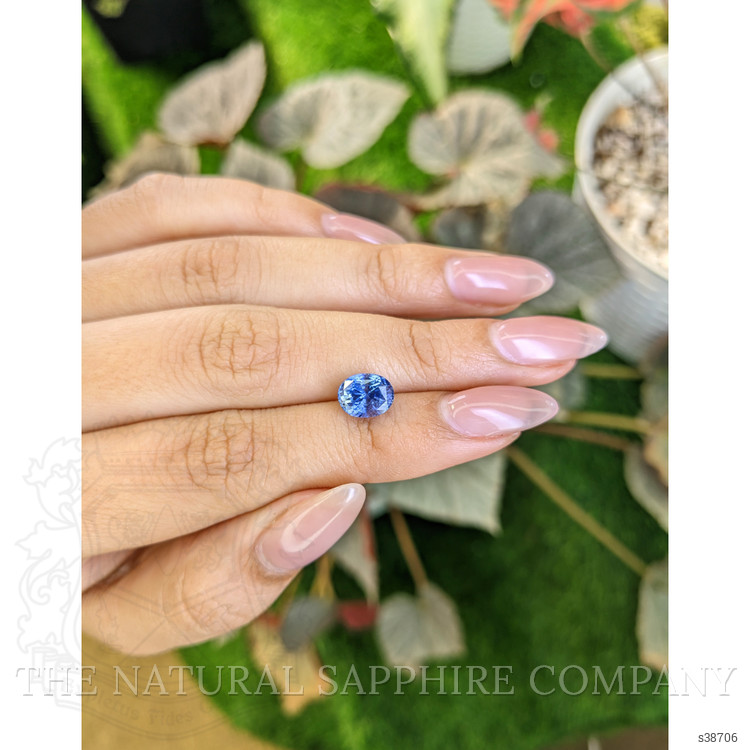 2.51 Ct. Blue Sapphire from Ceylon (Sri Lanka)