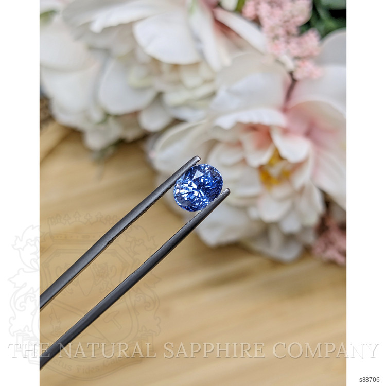 2.51 Ct. Blue Sapphire from Ceylon (Sri Lanka)