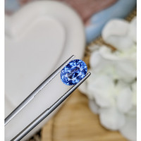 3.65 Ct. Blue Sapphire from Ceylon (Sri Lanka) Life Style