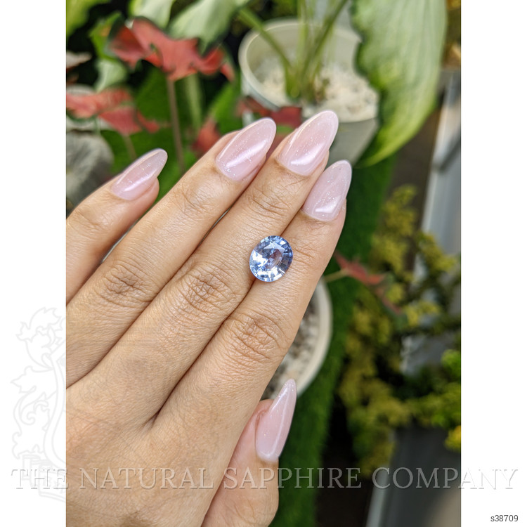 4.35 Ct. Blue Sapphire from Ceylon (Sri Lanka)