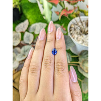 1.55 Ct. Blue Sapphire from Ceylon (Sri Lanka) Life Style