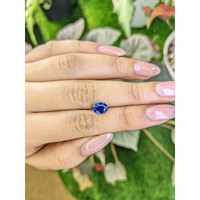 1.55 Ct. Blue Sapphire from Ceylon (Sri Lanka) Life Style