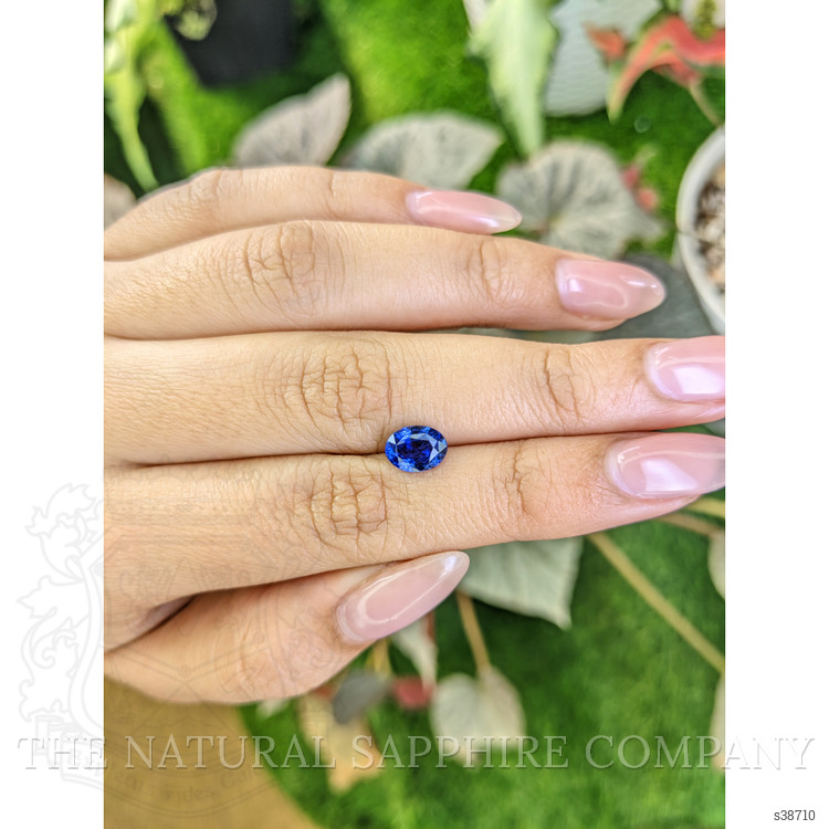 1.55 Ct. Blue Sapphire from Ceylon (Sri Lanka)