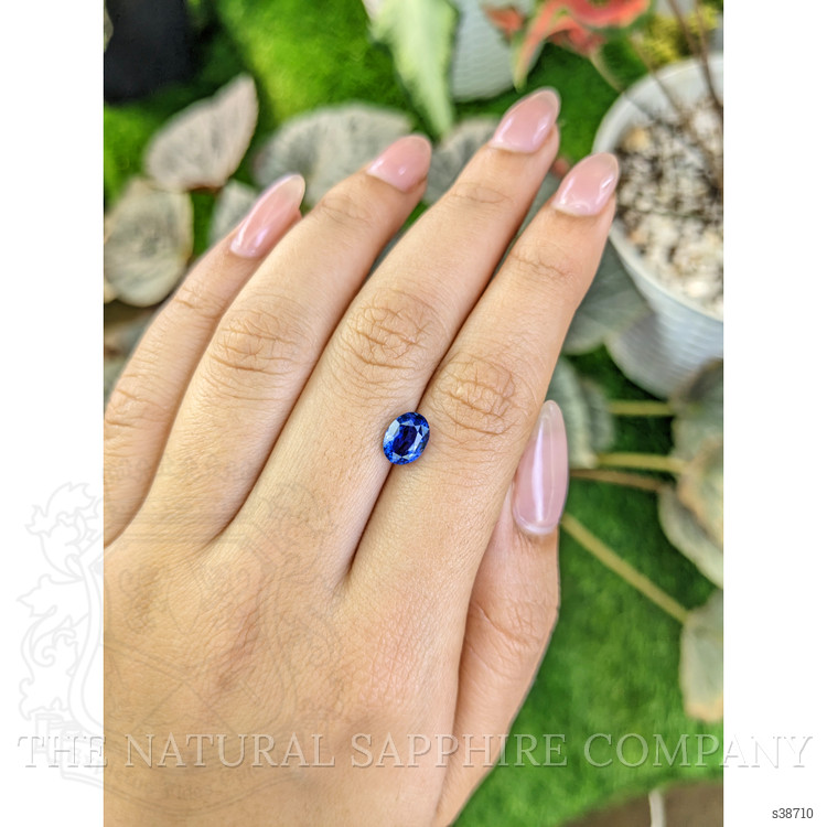 1.55 Ct. Blue Sapphire from Ceylon (Sri Lanka)