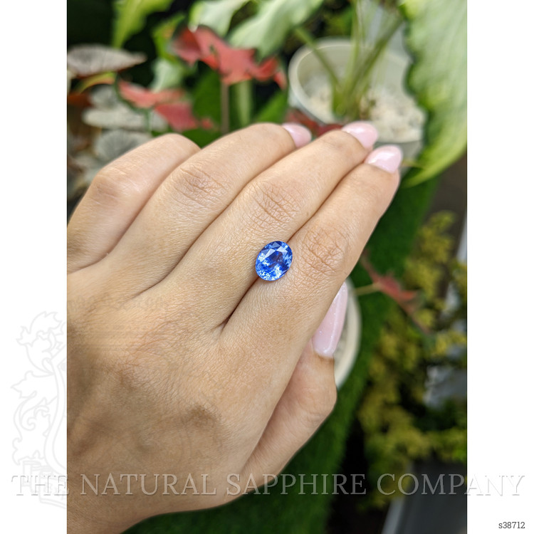2.94 Ct. Blue Sapphire from Ceylon (Sri Lanka)