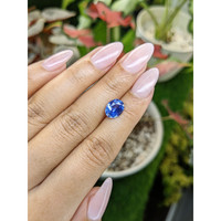 2.94 Ct. Blue Sapphire from Ceylon (Sri Lanka) Life Style