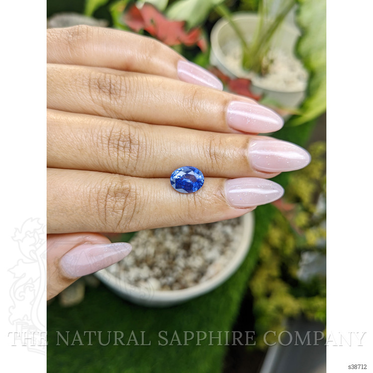 2.94 Ct. Blue Sapphire from Ceylon (Sri Lanka)