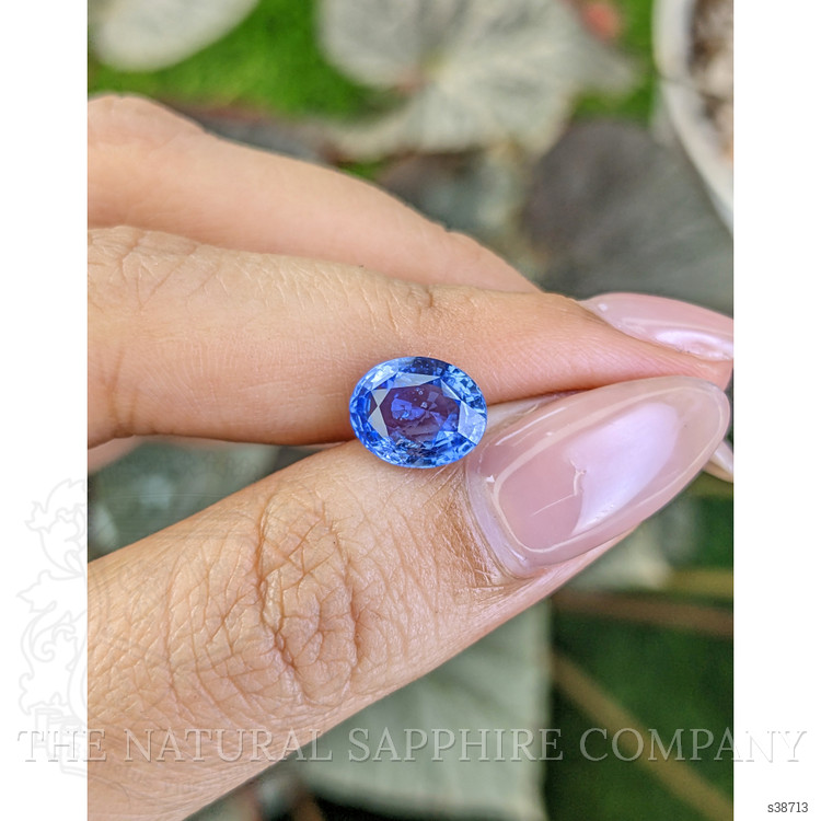 2.77 Ct. Blue Sapphire from Ceylon (Sri Lanka)