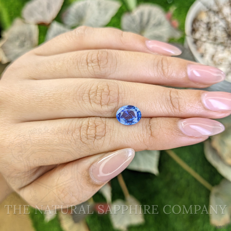 2.77 Ct. Blue Sapphire from Ceylon (Sri Lanka)
