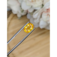 3.04 Ct. Orangish Yellow Sapphire from Ceylon (Sri Lanka) Life Style