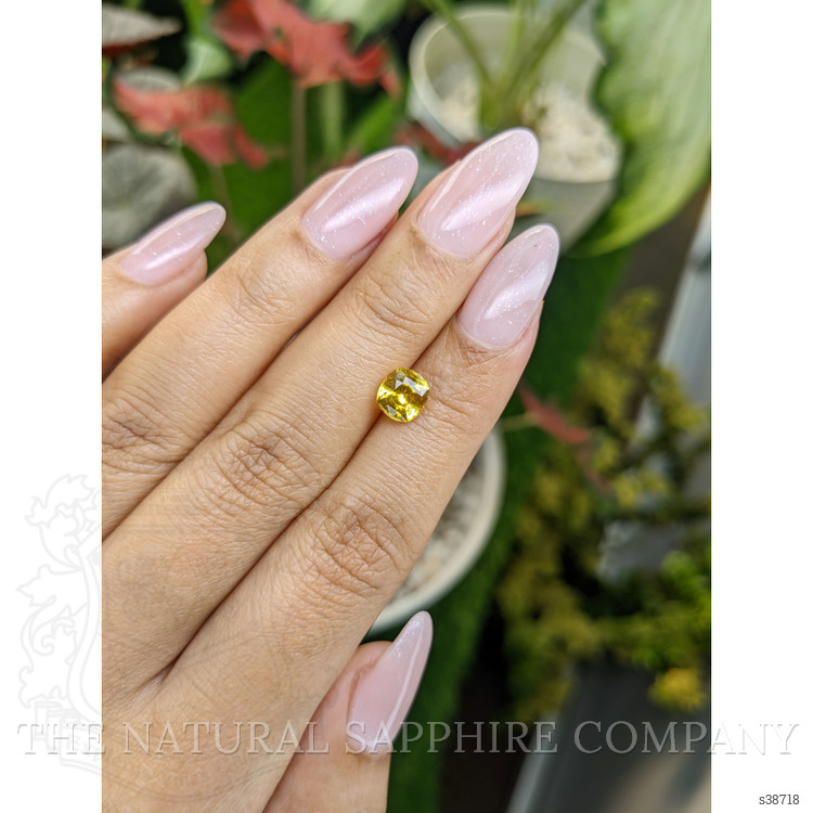1.58 Ct. Yellow Sapphire from Ceylon (Sri Lanka)
