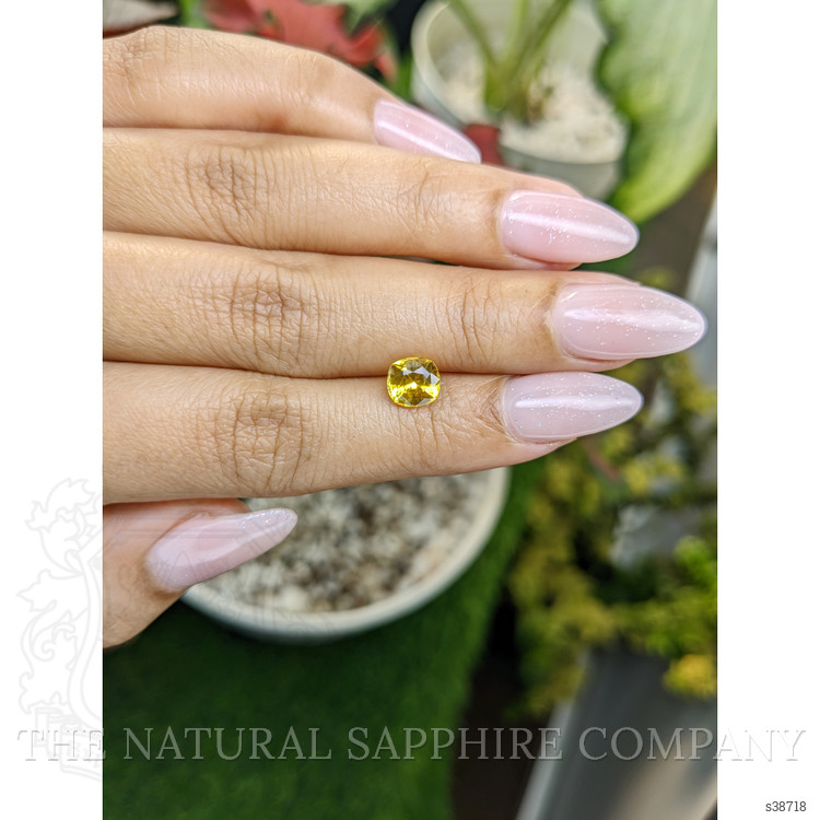 1.58 Ct. Yellow Sapphire from Ceylon (Sri Lanka)