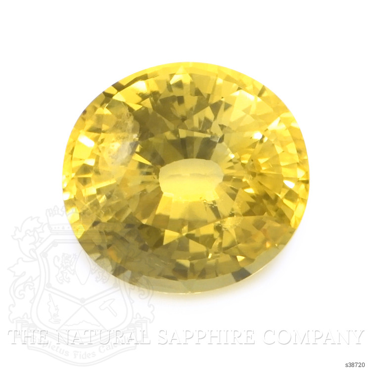 2.10 Ct. Yellow Sapphire from Ceylon (Sri Lanka)