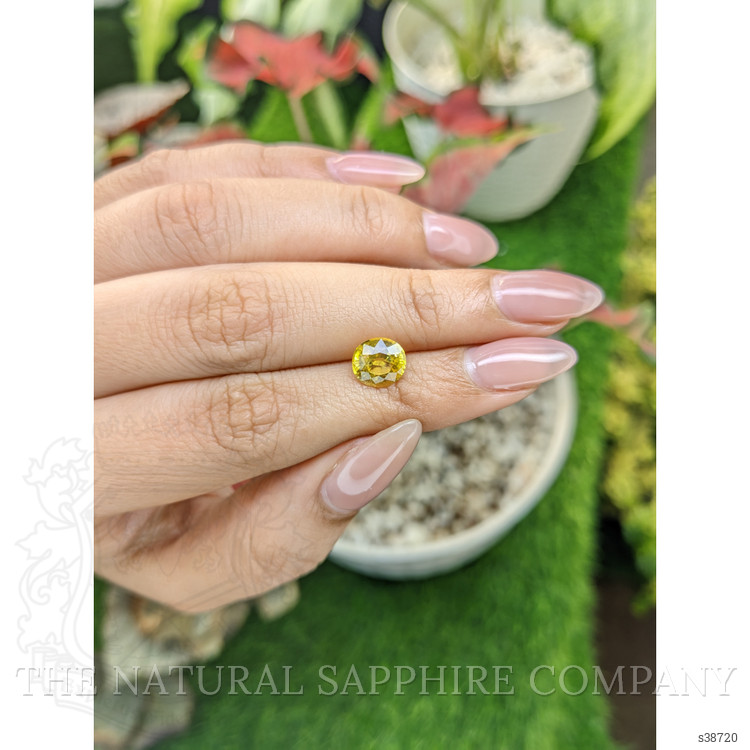 2.10 Ct. Yellow Sapphire from Ceylon (Sri Lanka)