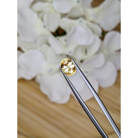 2.47 Ct. Orangish Yellow Sapphire from Ceylon (Sri Lanka) Life Style