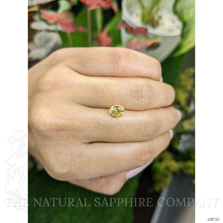 1.58 Ct. Yellow Sapphire from Ceylon (Sri Lanka)