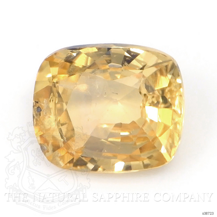 1.60 Ct. Yellowish Orange Sapphire from Ceylon (Sri Lanka)