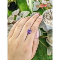 2.98 Ct. Purple Sapphire from Ceylon (Sri Lanka) Life Style