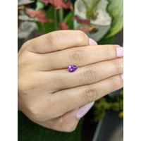 1.14 Ct. Pinkish Purple Sapphire from Ceylon (Sri Lanka) Life Style