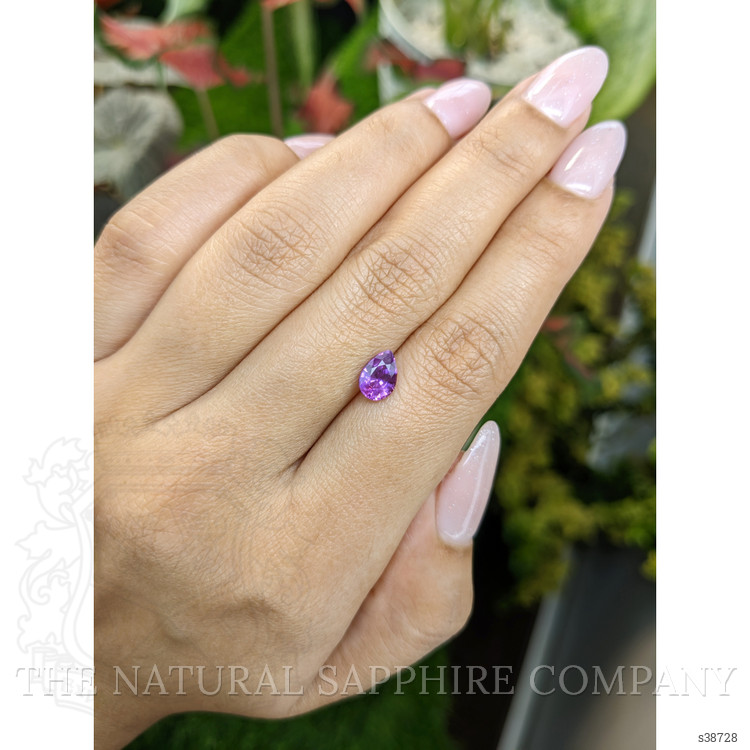 1.14 Ct. Pinkish Purple Sapphire from Ceylon (Sri Lanka)