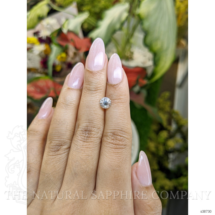1.59 Ct. Grey Sapphire from Ceylon (Sri Lanka)