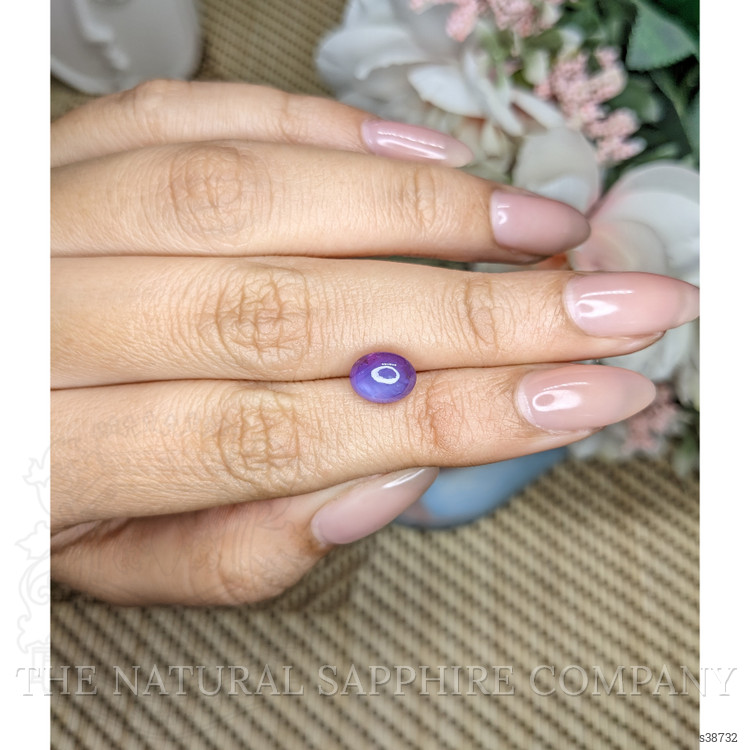 3.12 Ct. Pinkish Purple Star Sapphire from Ceylon (Sri Lanka)